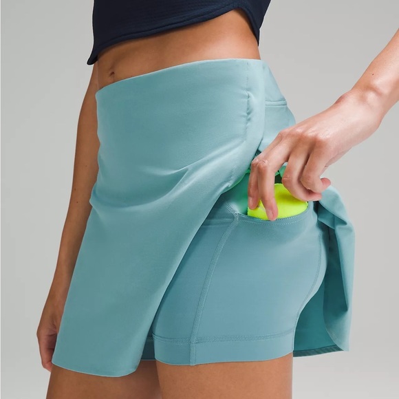 NWT Peek Pleat HR Tennis Skirt TDLT 4 tidal teal - Picture 3 of 5